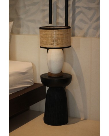 Lampe FILA osier/terrazzo