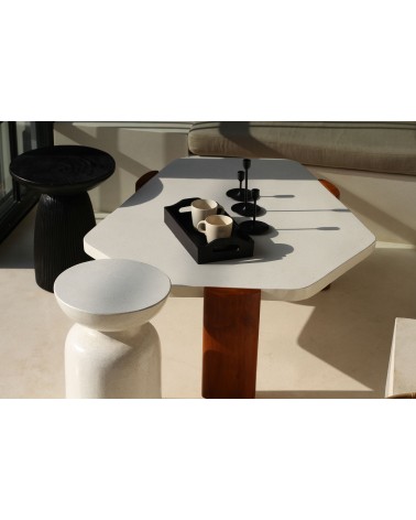 Tabouret en terrazzo