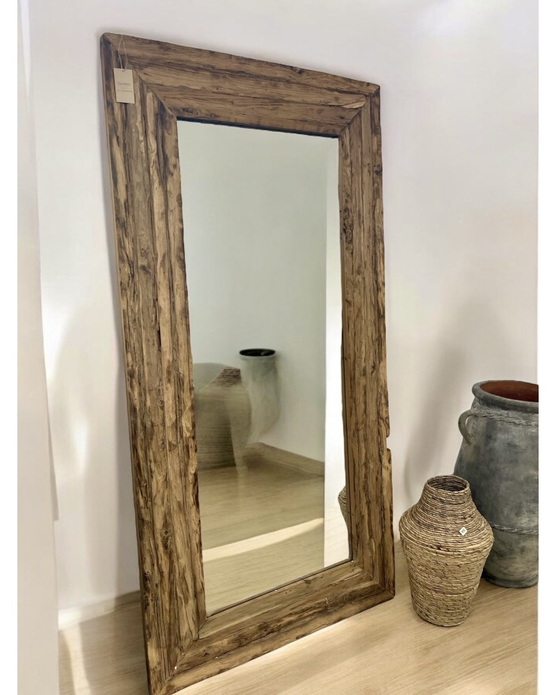 Grand miroir en teck 200x110CM